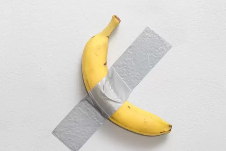 Sechs-Millionen-Dollar-Banane: Werk &bdquo;Comedian&ldquo;. 