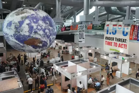 Während des Klimagipfels in Belém gab es einige Demonstrationen für ein entschiedeneres Vorgehen beim Klimaschutz.