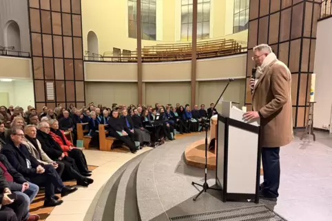 Zur Eröffnung der 29. RHEINPFALZ-Weihnachtsspendenaktion sprach in diesem Jahr Alexander Schweitzer. 