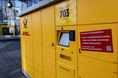 Eine automatisierte Poststation – in diesem Fall in Bonn.