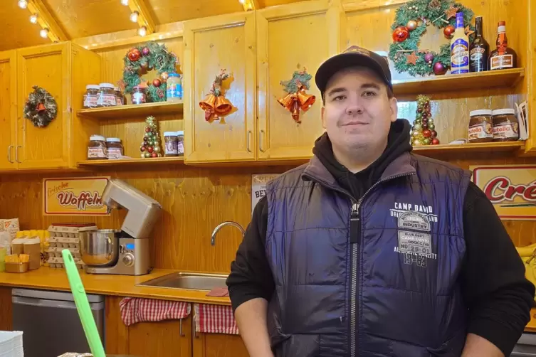 Ramon W&uuml;rtele aus Riedstadt sieht wenig Bedarf f&uuml;r bargeldloses Bezahlen.