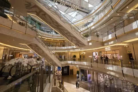Ende des Wachstums? Viele Einkaufszentren in China sind inzwischen gespenstisch leer.