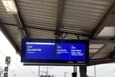 Der Mann pöbelte am Bahnhof Reisende an.