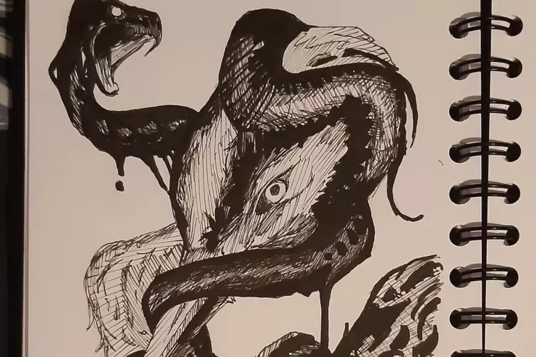 Ein Werk aus dem pers&ouml;nlichen Sketchbook von Frederike. 