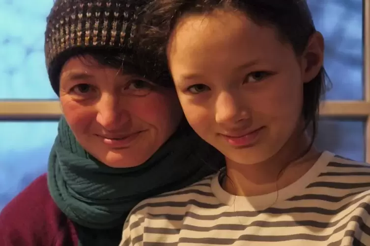 Sassubrina Hayden, Tochter Linnea und Urmel.