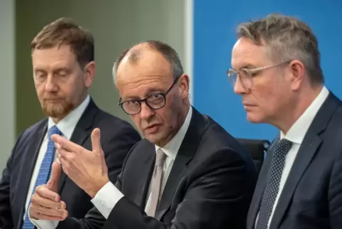 Haben sich zumindest in einem Punkt nicht geeinigt: Die Ministerpräsidenten von Rheinland-Pfalz und Sachsen, Alexander Schweitze