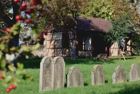 Die Trauerhalle auf dem jüdischen Friedhof.