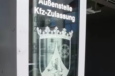 Die Zulassungsstelle in Kandel. 