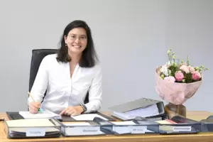 Natalie Bauernschmitt ist seit 2024 Bürgermeisterin von Bad Dürkheim. Natalie Bauernschmitt ist seit 2024 Bürgermeisterin von Bad Dürkheim.
