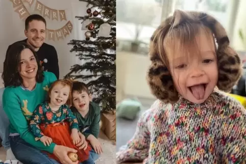 Die zweieinhalb Jahre alte Lotta lacht viel und liebt es, mit ihrem großen Bruder Joris zu spielen, schreiben die Eltern Verena 