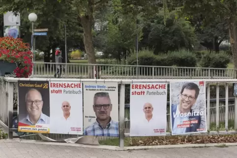 Bei der OB-Wahl 2018 traten sechs Kandidaten an. Marold Wosnitza gewann in der Stichwahl gegen Christian Gauf.