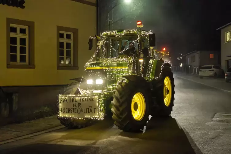 Eine wichtige Botschaft, vorweihnachtlich verpackt. 