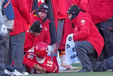 Am Boden: Patrick Mahomes – und mit ihm die Chiefs. 