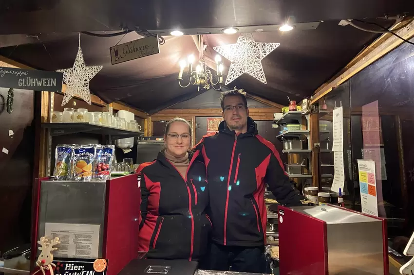 Die Haßlocher Jennifer und Boris Berg sind schon seit vielen Jahren auf dem Markt vertreten.