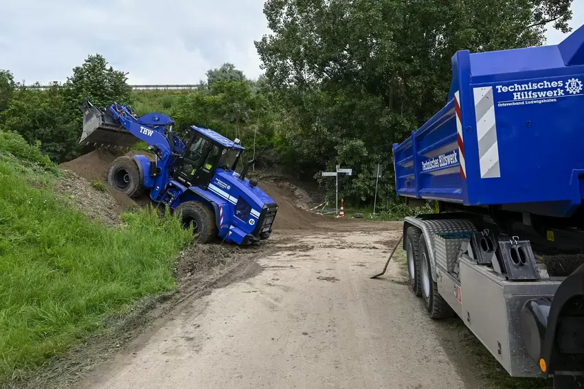 Juni 2024: Der Riegeldamm muss geschlossen werden.