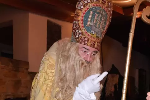 Wolfgang Wittmann spielte 60 Jahre lang den Nikolaus, hier ein Foto von 2021. 