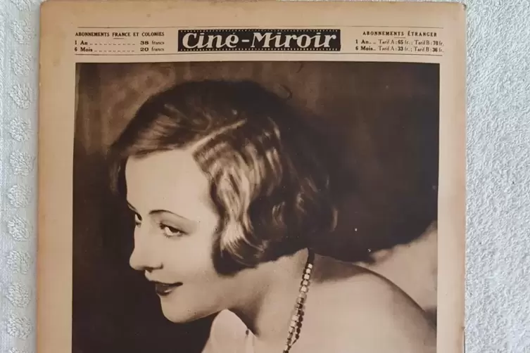Betty Astor in einer franz&ouml;sischen Filmzeitschrift.
