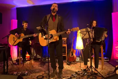Eine lieb gewordene Tradition: Harald Pfeil, Sven Ruppert und Alexandra Maas spielen am 27. Dezember im Benderhof Kaiserslautern