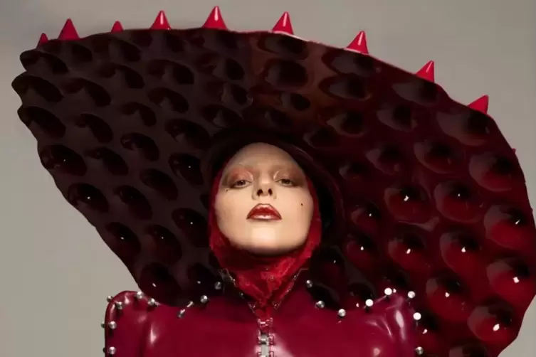 Ein Hut aus dem Kreis f&uuml;r Lady Gaga: Das St&uuml;ck stammt aus der Hand des Jungdesigners Maximilian Gedra (Schifferstadt).