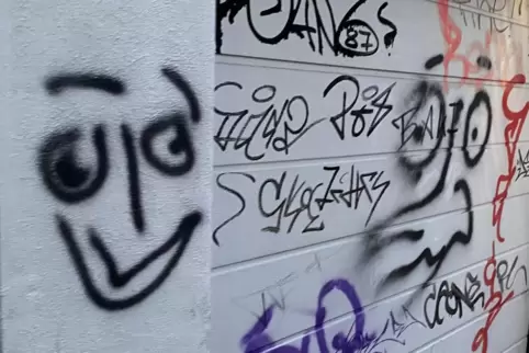 Laut Polizei wurden zwischen 23. und 27. Dezember im Ortskern von Contwig an mehreren Stellen gleichlautende Schriftzüge gesprüh