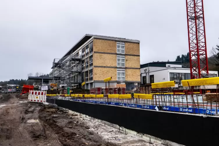 Am Standort Kirchheimbolanden w&auml;chst derzeit der Anbau in die H&ouml;he.