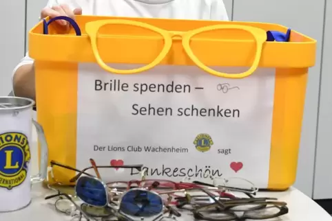 Seit 2020 hat der Lions Club mehr als 10.000 alte Brillen gesammelt. 