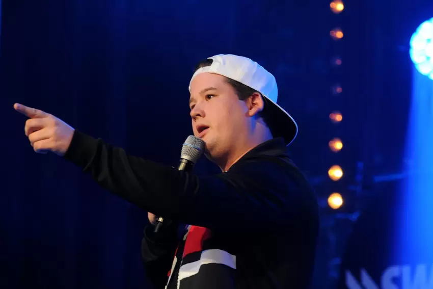Chris Tall beim Comedy-Festival.