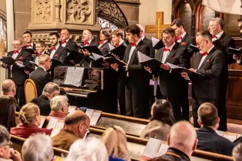 Die Mainzer Hofsänger hatten ein ausschließlich adventliches und weihnachtliches Programm im Gepäck.