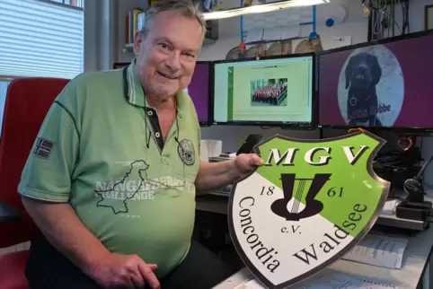 Reinhard Spindler prägte fast 40 Jahre das Vereinsleben des MGV Concordia Waldsee.