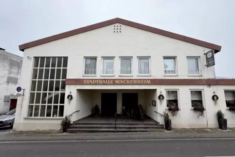 Die Wachenheimer Stadthalle. 