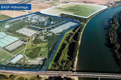 Das warme Abwasser aus der BASF-Kläranlage ist ein Quell für die Gewinnung von grüner Energie. 