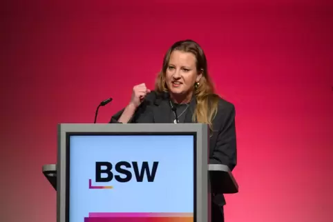 Die brandenburgische BSW-Landesvorsitzende Friederike Benda steht vor einem Scherbenhaufen. 