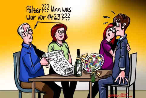 Pfälzer Vorfahren nur zurück bis 1423? Was soll das? 