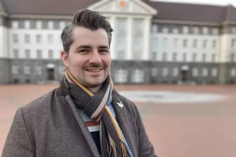 Bezirksvorsitzender der Linken in der Vorderpfalz: Jonas Leibig aus Ludwigshafen.