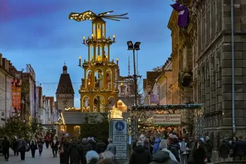 Weihnachtsmarkt: einer von vielen Anlaufpunkten in Speyer. 