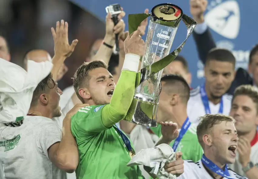 2017 wurde Julian Pollersbeck mit der deutschen U21 Europameister.