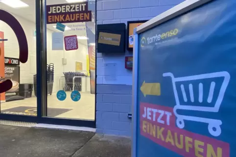 Jederzeit einkaufen bleibt relativ: der jüngste Tante-Enso-Laden in der Pfalz, gelegen im Landstuhler Stadtteil Atzel (Kreis Kai