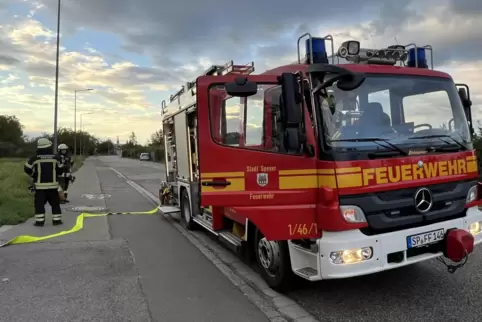 Allzeit bereit: die Speyerer Feuerwehr im Einsatz. 