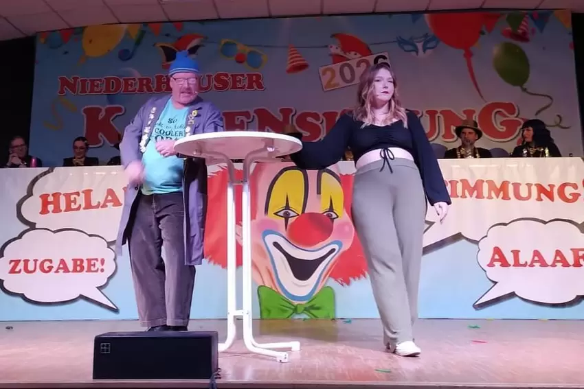 Mandy Meitzler und Torsten Kaul: Vater und Tochter beziehungsweise zukünftiger Opa