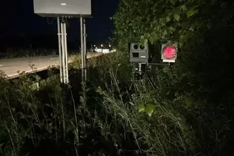 Mehrere Kontrollstellen hatte die Polizei bei der „Operation Nachfalter“ aufgebaut. 