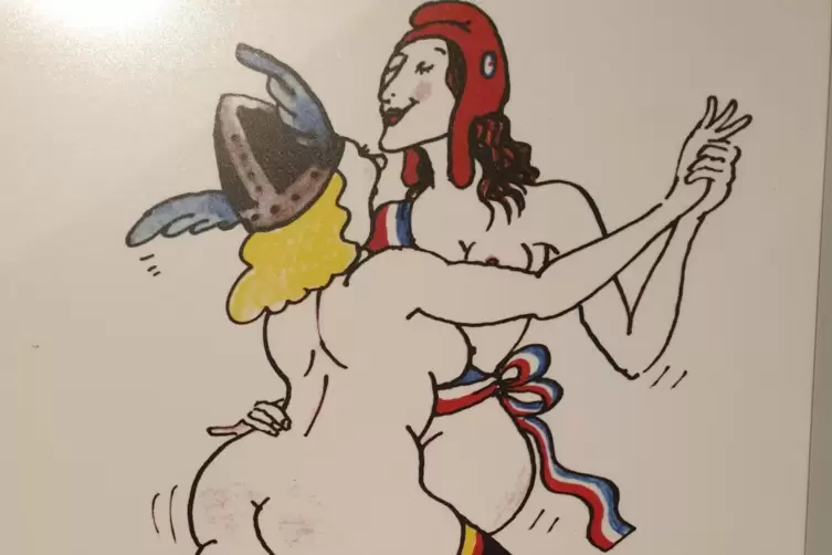 Tomi Ungerers Klassiker: Marianne und Germania beim Walzer.