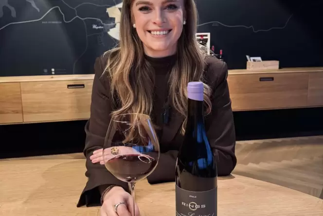 Der Portugieser vom Weingut Rings ist unkompliziert aber nicht banal.