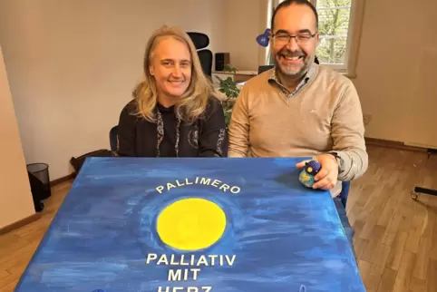 Tanja Becker, Leiterin des Palliativkräfteteams, und dem geschäftsführende Gesellschafter Ingo Ballmann ist es wichtig, dass bei
