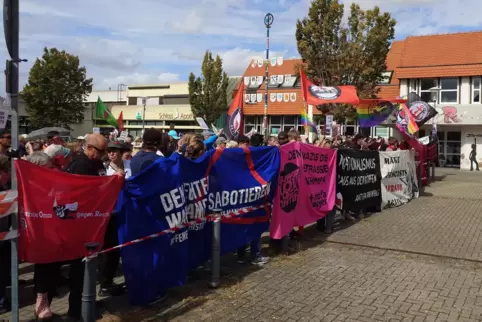 Die Demonstration vergangenes Jahr war friedlich verlaufen. 