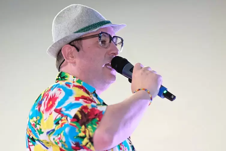 Frank Jakobi vom KVZ stieg als Franzal in der B&uuml;tt. 