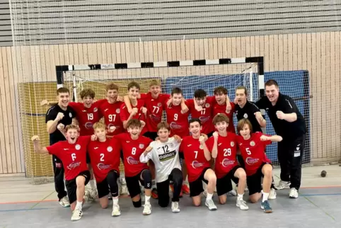 Nächstes Ziel obere Hälfte der Regionalliga-Meisterrunde: die C-Jugend der HSG Dudenhofen/Schifferstadt.