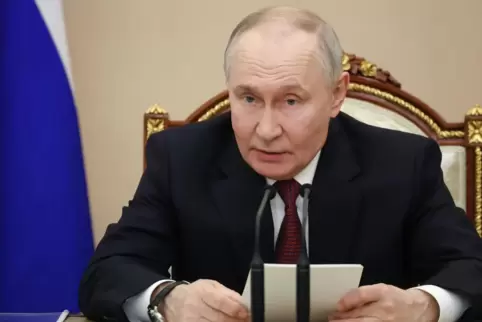 Russlands Präsident Wladimir Putin hält offenbar weiter an seinen Zielen in der Ukraine fest. 
