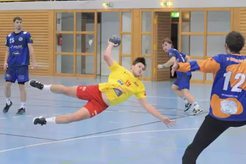 In Dirmstein wird schneller Handball gespielt. Das bedeutet größere Anforderungen an den Hallenboden. 