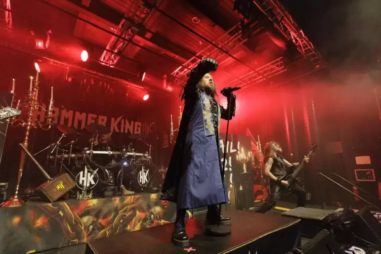 Gro&szlig;e Show: Hammer King beim Heimspiel in der Kaiserslauterer Kammgarn. 