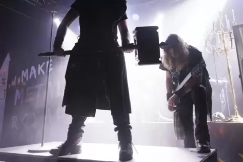Macht ihrem Namen Ehre: Die Lautrer Band Hammer King. 